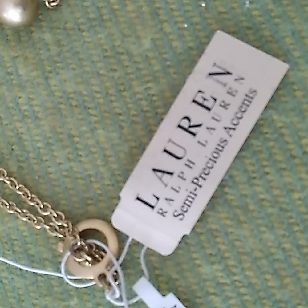 Vintage Lauren Ralph Lauren Long Bead Chain Necklace - Picture 4 of 8